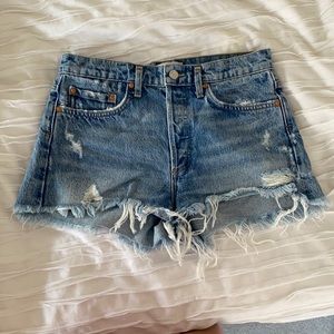 AGOLDE denim shorts